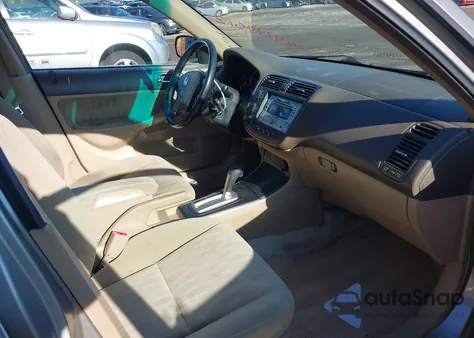 2005 Honda Civic Lx из США, поврежденный, VIN 2HGES16535H562133